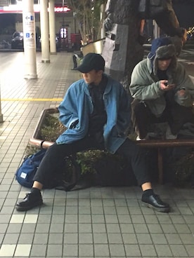 佐藤健太さん（メンズ・163cm）の冬コーディネート