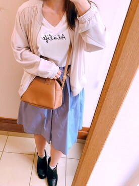 「Honeys（ハニーズ）のアイテム（ブーティ）」を使った、R!SAPさん（レディース・156cm）の夏コーディネート