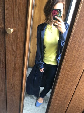 「H&M DIVIDED（エイチアンドエム　ディヴァイデッド）のアイテム（ジャケット/アウター）」を使った、yoppyyさん（レディース・142cm）の秋コーディネート