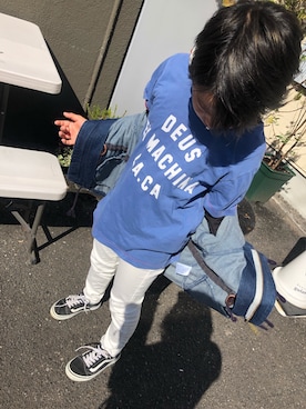 「BREEZE（ブリーズ）のアイテム（ジャケット/アウター）」を使った、yoppyyさん（レディース・142cm）の秋コーディネート