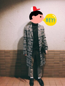 ひーろーさん（メンズ・173cm）の冬コーディネート