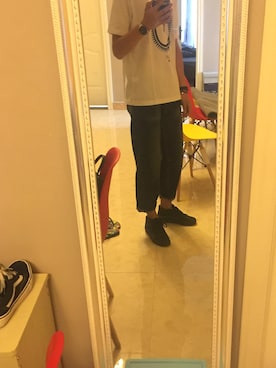 「Fitbit（フィットビット）のアイテム」を使った、Allanliftさん（メンズ・178cm）の夏コーディネート