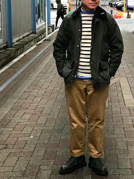 「服バカ」｜「アイテム（その他アウター）」を使った、メルスマーケット高崎さん（メンズ・165cm）の春コーディネート
