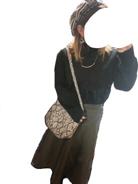 「アイテム（チェスターコート）」を使った、saayuumiさん（レディース・148cm・30代）の冬コーディネート