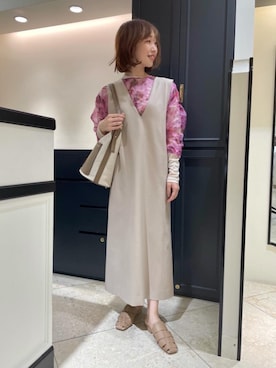山田 オデット エ オディール スタッフさん(レディース・160cm)の春コーディネート