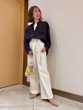 山田 オデット エ オディール スタッフさん(レディース・160cm)の春コーディネート