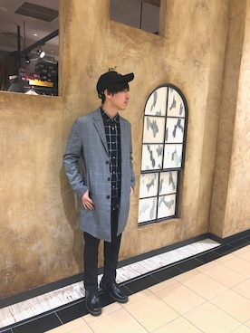 「ユニオンステーション」｜「アイテム（ブーツ）」を使った、ぬぬぬさん（メンズ・165cm）の冬コーディネート