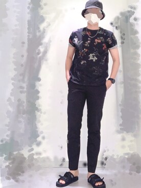 🎖🐢🎖さん（メンズ・175cm）の夏コーディネート