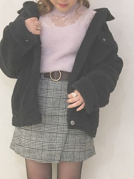 miyamaiさん（レディース・151cm）の冬コーディネート