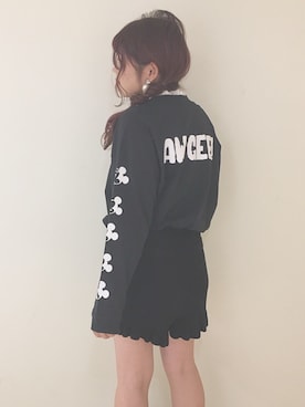 「101匹わんちゃん」｜「アイテム（タンクトップ）」を使った、miyamaiさん（レディース・151cm）の秋コーディネート