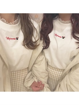 「双子コーデ」｜「アイテム（ブルゾン）」を使った、miyamaiさん（レディース・151cm）の春コーディネート