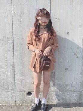 「Heather（ヘザー）のアイテム（財布/小物）」を使った、miyamaiさん（レディース・151cm）の夏コーディネート