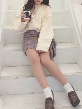 「heatherholic」｜miyamaiさん（レディース・151cm）の冬コーディネート