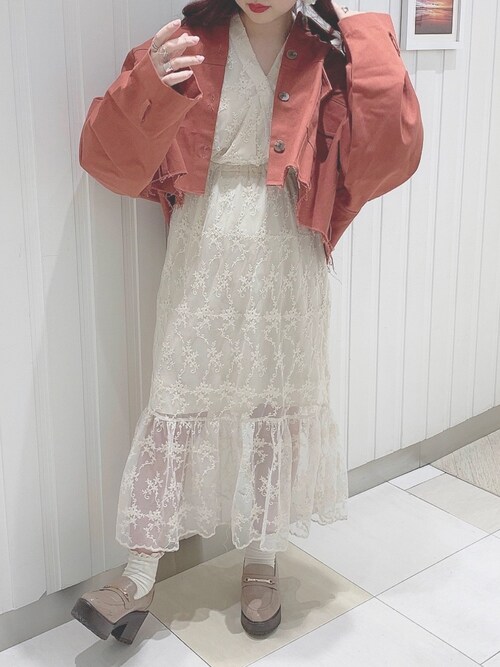 miyamai使用「Heather（【HOLiC】レースワンピース　880275）」的時尚穿搭
