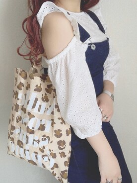 「アイテム（サロペット/オーバーオール）」を使った、miyamaiさん（レディース・151cm・20代）の春コーディネート