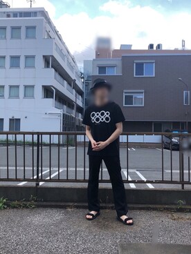「本日のコーデ」｜「アイテム（アクセサリー）」を使った、烏人さん（メンズ・175cm）の夏コーディネート