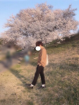 「A.P.C.（アーペーセー）のアイテム（ブレスレット）」を使った、ゆーちゃんさん（メンズ・164cm）の春コーディネート