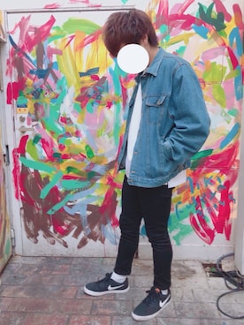 「A.P.C.（アーペーセー）のアイテム（ブレスレット）」を使った、ゆーちゃんさん（メンズ・164cm）の春コーディネート