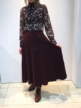「ナラカミーチェ」｜moco1920さん（レディース・170cm）の秋コーディネート