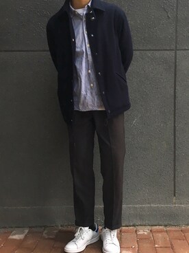 「FREAK'S STORE（フリークスストア）のアイテム（アンダーウェア）」を使った、Adoncxさん（メンズ・175cm）の冬コーディネート