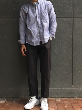 「TIMEX（タイメックス）のアイテム（レッグウェア）」を使った、Adoncxさん（メンズ・175cm）の冬コーディネート