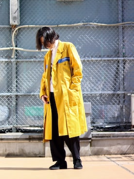 「ESSAY（エッセイ）のアイテム（ジャケット/アウター）」を使った、Jamさん（メンズ・175cm）の春コーディネート