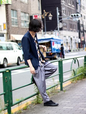 Jamさん（メンズ・175cm）の春コーディネート