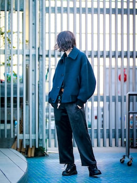 「SATORU TANAKA（サトル　タナカ）のアイテム」を使った、Jamさん（メンズ・175cm）の秋コーディネート