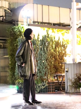 「SATORU TANAKA（サトル　タナカ）のアイテム」を使った、Jamさん（メンズ・175cm）の冬コーディネート