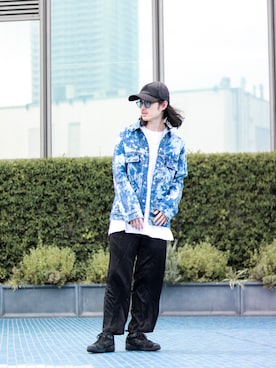 「lot holon（ロットホロン）のアイテム」を使った、Jamさん（メンズ・175cm）の秋コーディネート