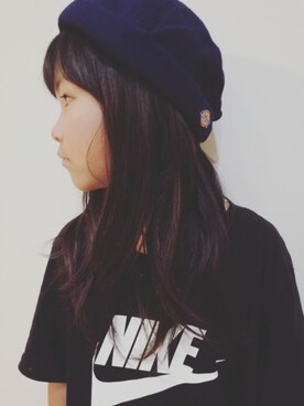 「WEAR」｜「アイテム（帽子）」を使った、Reinaさん（キッズ・125cm）の夏コーディネート