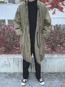 「Steven Alan（スティーブンアラン）のアイテム（ナイロンジャケット）」を使った、べりくさん（メンズ・185cm）の冬コーディネート