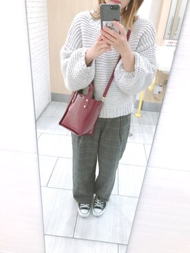 naoさん（レディース・157cm）の冬コーディネート