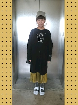 「MONKI（モンキ）のアイテム（レッグウェア）」を使った、ball619さん（レディース・157cm）の春コーディネート