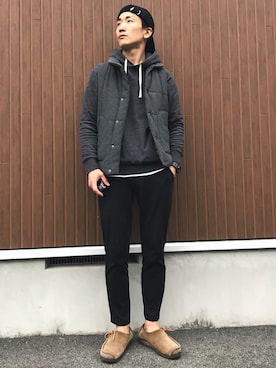 「coen（コーエン）のアイテム（その他アウター）」を使った、TSUKASA さん（メンズ・171cm）の冬コーディネート