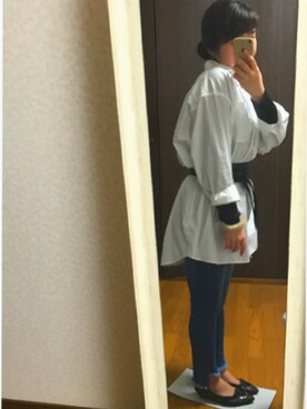 「UNTITLED（アンタイトル）のアイテム（パンプス）」を使った、Miさん（レディース・152cm）の冬コーディネート
