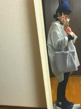 「Honeys（ハニーズ）のアイテム（タンクトップ）」を使った、Miさん（レディース・152cm）の冬コーディネート