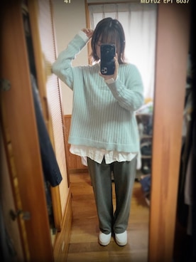 「ボブ」｜おのぶさん（レディース・155cm）の春コーディネート