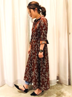 「titivate（ティティベイト）のアイテム（パンプス）」を使った、さ と う ☺︎さん（レディース・157cm）の春コーディネート
