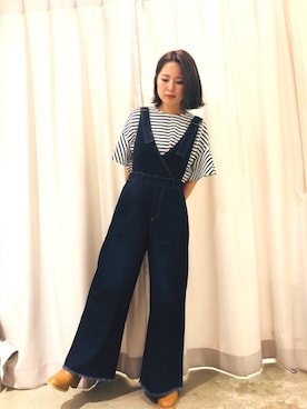 さ と う ☺︎さん（レディース・157cm）の春コーディネート