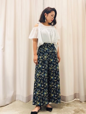 「titivate（ティティベイト）のアイテム（パンプス）」を使った、さ と う ☺︎さん（レディース・159cm）の夏コーディネート