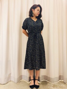 「titivate（ティティベイト）のアイテム（パンプス）」を使った、さ と う ☺︎さん（レディース・159cm）の夏コーディネート