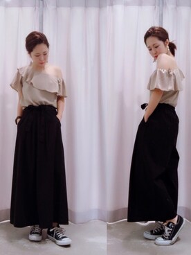 さ と う ☺︎さん（レディース・159cm）の夏コーディネート