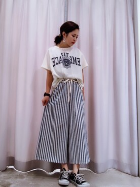 さ と う ☺︎さん（レディース・159cm）の夏コーディネート