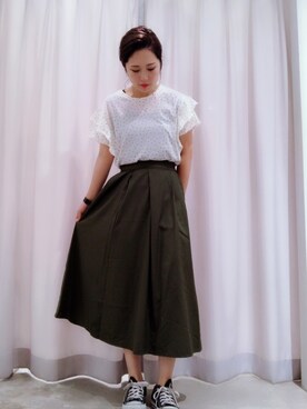 さ と う ☺︎さん（レディース・159cm）の夏コーディネート