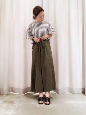 さ と う ☺︎さん（レディース・159cm）の夏コーディネート