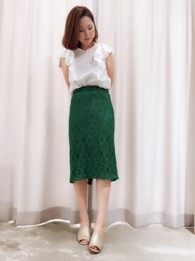 さ と う ☺︎さん（レディース・159cm）の夏コーディネート