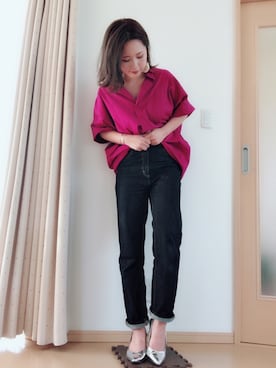 さ と う ☺︎さん（レディース・159cm）の夏コーディネート