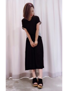 さ と う ☺︎さん（レディース・159cm）の夏コーディネート