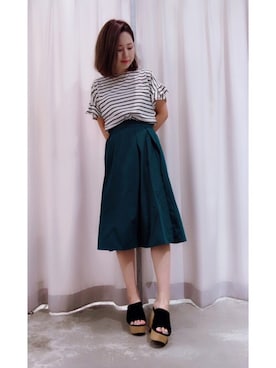 さ と う ☺︎さん（レディース・159cm）の夏コーディネート